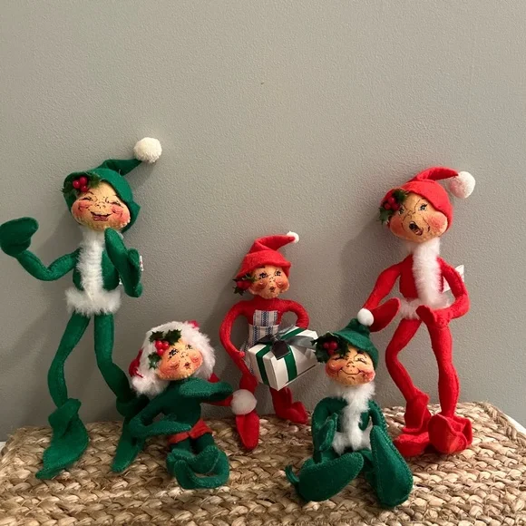 Annalee Mobilitee Christmas Elves. Good condition. - Picture 2 of 12